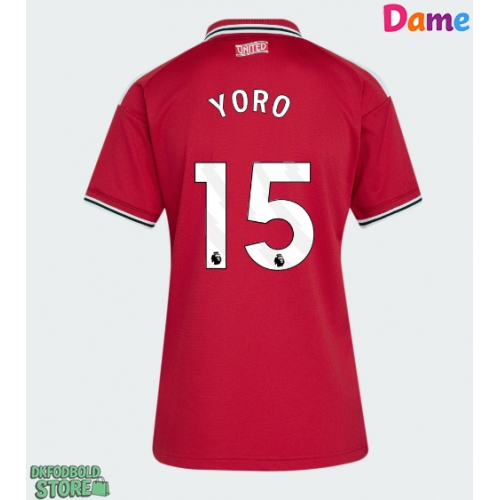 Manchester United Leny Yoro #15 Replika Hjemmebanetrøje Dame 2026-27 Kortærmet